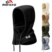 AliExpress nofoxo NOFOXO Winter Cold Face Neck Protection Cycling Headgear Thermal Fleece Ski Mask Ski headgear Protect Warm Face Mask Men Women