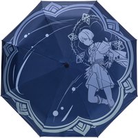 Genshin Impact Automatic Umbrella Three Folding UV Umbrella Rain Sun Windproof Portable Parasol Wanderer ZhongLi Barbato Hutao