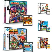 Popular Fun DS Game Cartridge -Mario Series Video Game Card Handheld Console Compatible Game Card Collectible with Box Kids Gift