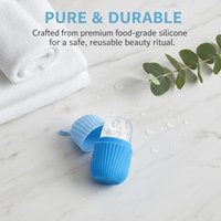 Cooling And Eliminating Eye Bags Reusable And Soothing Silicone Ice Roller Massager For Face, Eyes - Natural Skin Care