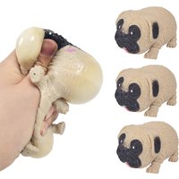 Adult Decompression Toy Creative Sausage Dog Pinch Music Flour Elastic Stretch Deformation Vent Squeeze Stress Relief Toy