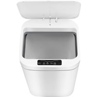 16L Intelligenter Sensor-Mülleimer, geräuschloses Öffnen/Schließen, automatischer Erkennungs-Mülleimer, 0–20 cm Erfassungsabstand, Abfallbehälter