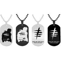 Game Deads by Daylights Stainless Steel Titanium Army Badge Pendant Chains Necklace for Boys Friends Gift