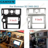 9 Inch Car Frame Fascia Adapter Canbus Box Decoder For Hummer H2 2005-2012 Android Radio Dash Fitting Panel Kit