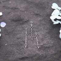 3pcs Stainless Steel Arrow Rhombus Pendant Charms For Jewelry Making Necklace Earrings Handmade Charms Accessories