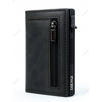Rfid Slim Money Clip Credit Card Holder Wallets Men Mini Handbags Card Clips Case Leather Magnetic Coin Purse Hand Bag for Men