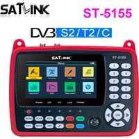 Satlink ST-5155 DVB-S2+DVB-C+ DVB-T2 Combo MPEG4 HD H.265 Miernik sygnału satelitarnego 4.3 cala VS ST-5150