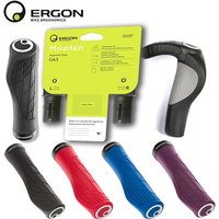 Ergon GA3 L Size Ergonomic All-Mountain Bike Grips Comfort & Wrist Support for MTB Non-Slip Mountain Road Bike Handle Accessorie
