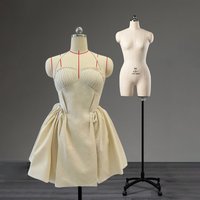 Professional Half Body Tailor Doll for Women 84 Sewing Mannequin Dummy for Seamstress Ladies Fashion Design Tool