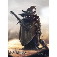 65mm Resin Figure Assembly Model Kit Fantasy Miniature Cat Warrior DIY Toys Unassembled and Unpainted Free Shipping