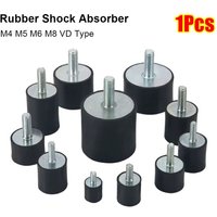 1Pcs New M4 M5 M6 M8 Rubber Shock Absorber Male Thread VD Type Damper Mount Anti-vibration Bobbin Mount Isolator For Boat Car