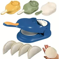 2 in1 Dumpling Maker DIY Kit Wrapper Presser Dough Pressing Ideal for Home Cooking Dough Skin Molder Machine Kitchen Gadgets