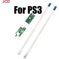 JCD 1pcs Power Button On OFF Switch Board With Ribbon Cable Board Flex Cable MSW-K02 For PS3 4000 CECH 4000 Super Slim
