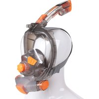 SMACO-Full Face Scuba Diving Mask for Adult, Anti Fog Goggles, Underwater Wide View, Foldable, Transparent Snorkel, Swim Mask