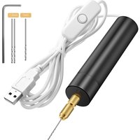 Electric USB Mini Drill 5 Pieces Set USB Drill Rotary Tools Engraver Pen Drilling Jewelry Tools With Drill Bits Power Tools