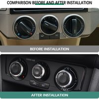 For VW POLO 2002-2013 2014 MK4 MK5 9N 9N3 6R 3Pcs/set Aluminum Alloy AC Knob Heat Control Switch Button Knob