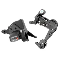 MicroNEW MTB Bike Derailleur Set - Front & Rear Derailleurs 7/8/9/10/11 Speed for Mountain Bicycle Gear Shifter Parts