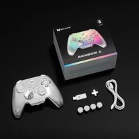 NEW BIGBIG WON Rainbow3 Wireless Game Controllers NearLink 2.4G Hall Joystick Micro Motion Button RGB Gamepad for PC/Switch/XBox