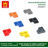 198Pcs/lot 26601 Wedge Plate 2x2 Cut Corner Block Moc Color Accessories Compatible with Brick DIY Children's Toy Assembly Part