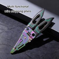 Durability Steel Wire Stripper Pliers for Stripping Cutting Holding Function Ergonomic Grip for Fatigue Reduction