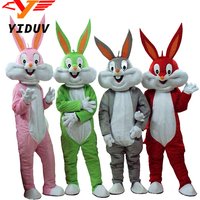 Easter Bunny Mascot Costume Adult Anime Rabbit Cartoon Doll Hare Role Play Walk Cosplay Halloween Carnival Party birthday Gift