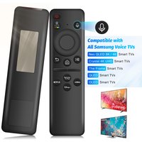 Sprachfernbedienung für Samsung Smart TV NEO QLED Ersatzfernbedienung für Samsung TV Wiederaufladbare Solarfernbedienung
