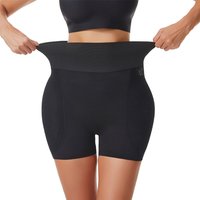 Women's Butt Lifter Shapewear Shorts Lace Mesh Padded Fake Hip Enhancer Panties Mid Waisted Tummy Control Underwear