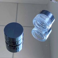 10Pcs Glass Jar 5ML Lotion Refillable Glass Bottle Makeup Container Face Cream Storage Case Cosmetic Jars Eyeshadow Lip Balm Pot