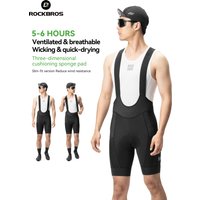 AliExpress ROCKBROS Summer Cycling Bib Shorts Lightweight High Elastic Breathable Shorts Shock Absorption Sponge Cushion Pad Cycling Shorts