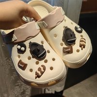 Whole Set Hot DIY Shoes Charms for DIY Cute Cartoon Shark Decoration Buckle for Shoe Charm Accessories Girls Gift