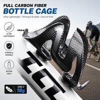 Ultralight Carbon Fiber Water Bottle Cage Matte Durable Bike Bottle Holder Road MTB Bicycle Water Cup Rack Cycling Accessories
