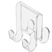 Over Glass Door Hook for Bathroom Glass Door Hanger Hooks Transparent Storage Tool for Washcloth Robe Clothes and Towel