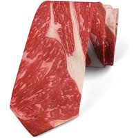 8cm Unisex meat style design tie fashion hot food printing men's tie fun wedding party Halloween shirt accessories