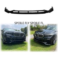 4X 2018-Up For BMW X5 G05 Pre Facelift Car Front Bumper Lip Splitter Spoiler Body Kit Diffuser Guard Cover By ABS Glossy Black