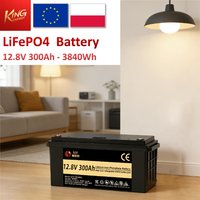 Bateria litowa LiFePO4 12,8 V 300 Ah 3840 Wh | Akumulator 12V o głębokim cyklu rozładowania do kamperów, łodzi, systemów solarnych off-grid i magazynowania energii.