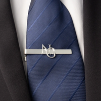 Customized Initial Stainless Steel Tie Clip Shirt Set Stainless Steel Personalized Brand Tie Clip Best Man Jewelry Gift