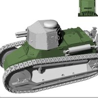 Italy 3000 Light Tank MRY-SFW SS681 1/72 1/48 1/35 1/16 25mm Military Model Kit Italy Fiat3000 Light Tank