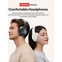 NEW Lenovo LES-107 Wireless Bluetooth 6.0 Headset Dolby Surround Sound Gaming Headphones AUX Wired Foldable Headset 26H Playtime