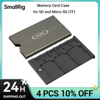 SmallRig Memory Card Case Holder Memory Card Storage Holder Anti-Shock Anti-Fall and Scratch DSLR Camera Rig 2832B