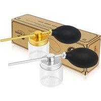 Refillable Barber Powder Spray Bottle Hair Building Fiber Applicator for Salon Styling Tools