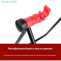 1PC Bike Triangular Vertical Parking Rack Road Bike U-shaped Repair Frame Bicycle Folding Maintenance Stand Cycling Equipment