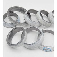 1pcs Car Muffler Exhaust Pipe Gasket Seal Ring 35mm-75mm Dia Exhaust Tail Pipe Flange Donut Gasket Muffler Seal Ring