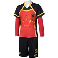 Blue Lock Germany Team Jersey Cosplay Costume Isagi Yoichi Red Black Sportswear Anime Outfit for Halloween Party Cosplay Costume