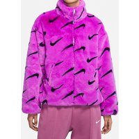 Nike genuine seasonal new women's casual faux fur mink fur jacket DQ6843-551