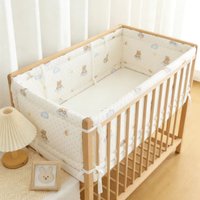 Baby Bed Bumper For Newborns Soft Thicken Bumper Crib Around Newborns Protector Pillow Bumper for Newborn Nursery