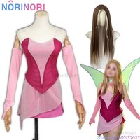 Adults Women niña Anime Cartoon Win S9 Princess Flora Cosplay Pink Suit SHiny Dress Handmade Elf 2026