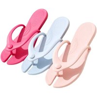 EVA Portable Folding Slippers for Men & Women – Anti-Slip Beach Sandals, Travel Flip Flops for Business, Bathing, & Swimming