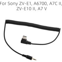 AODELAN S10 Remote Shutter Release Cable Connecting Cord Cable 2.5mm to USB-C For Sony ZV-E1, A6700, A7C II, ZV-E10 II, A7 V