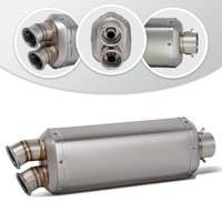 Silencieux d'échappement universel S9, 51MM, avec DB Killer, pour XL750 CRF300L VSTROM850 XMAX300 F900R TENERE700 368G 450MT DL650