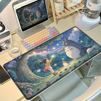 Mouse Mat Lockedge Anime T-Totoros Mouse Pad Laptop Gaming Accessories New Computer Game Keyboard Desk Pad XXL Mousepad for Gift